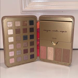 Tarte makeup with highlighters